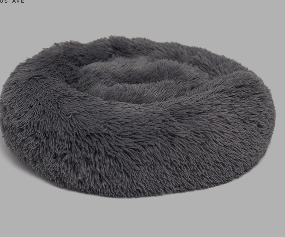 Cama antiestres para Perros y gatos gris claro pequeña