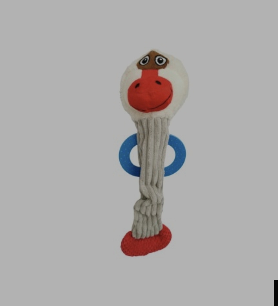 Peluche Mono para Perros 45 cm Moly | Juguete con Sonido y Mordedor Integrado