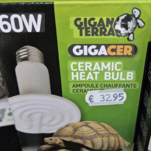bombilla de calor de cerámica Giganterra de 60 W.