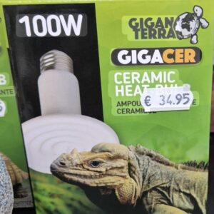 bombilla de calor de cerámica Gigan Terra Gigacer. 100w