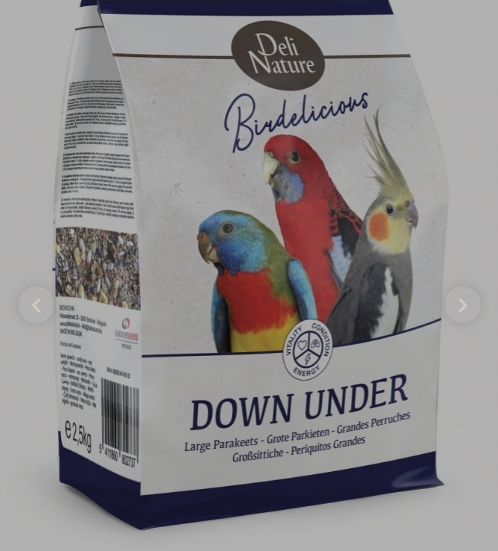 Deli Nature Birdelicious Ninfas y Rosellas 800g